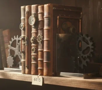 VINTAGE GEAR BOOKEND